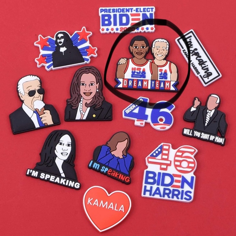 Political Croc Charm - Biden/Harris/Obama